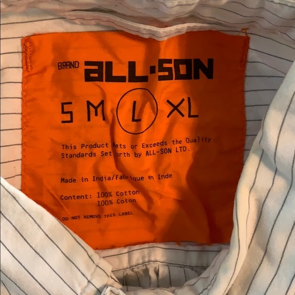 All-son button up shirt - Picture 2 of 2